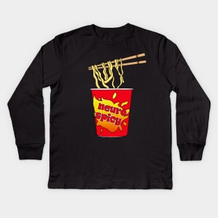 Neurospicy Noodles Kids Long Sleeve T-Shirt